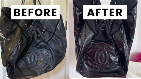 how.to.clean.stained chanel bag|chanel bag maintenance.